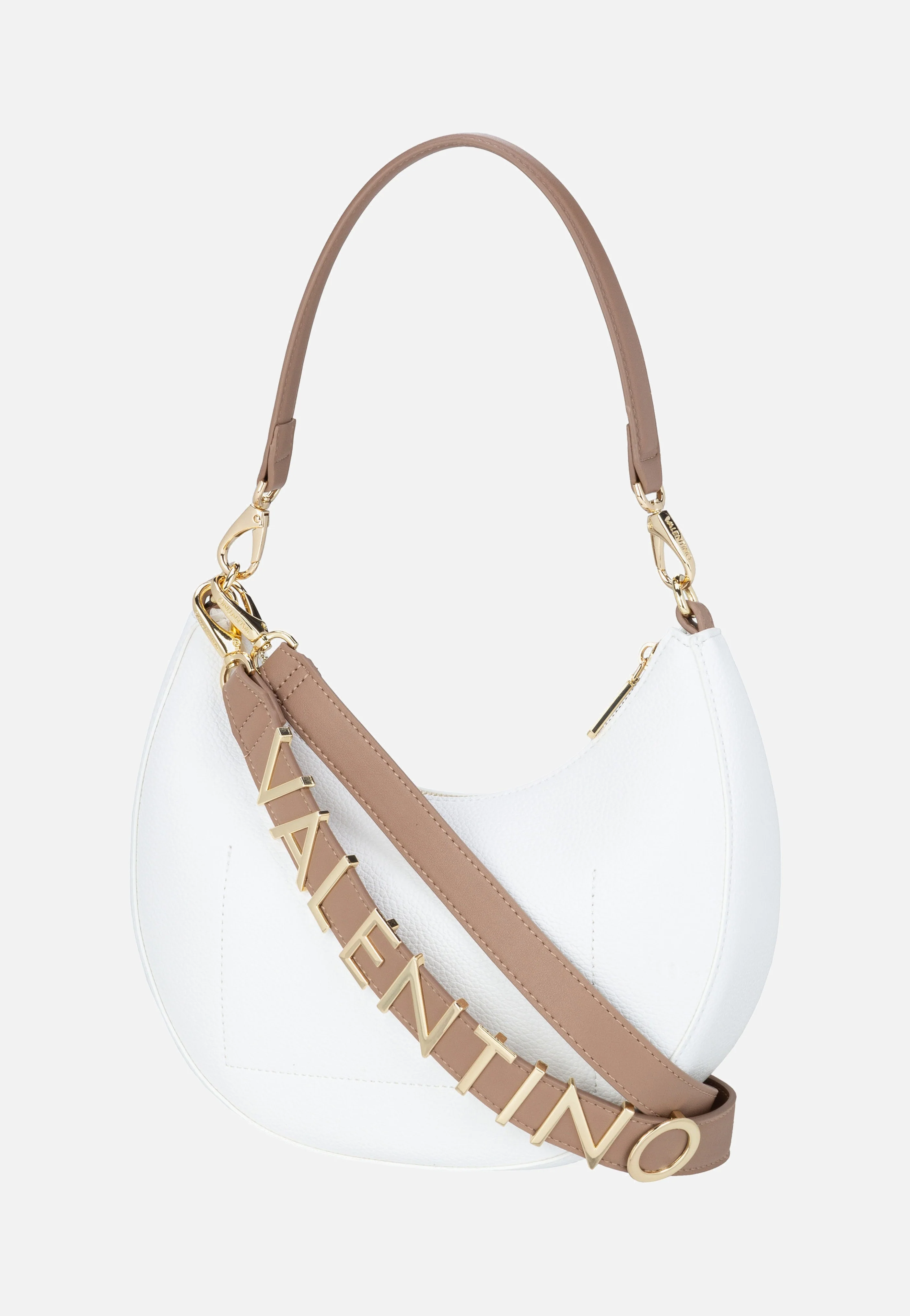 Alexia 808 Bianco/Cuoio - Hobo Bag - Image 2