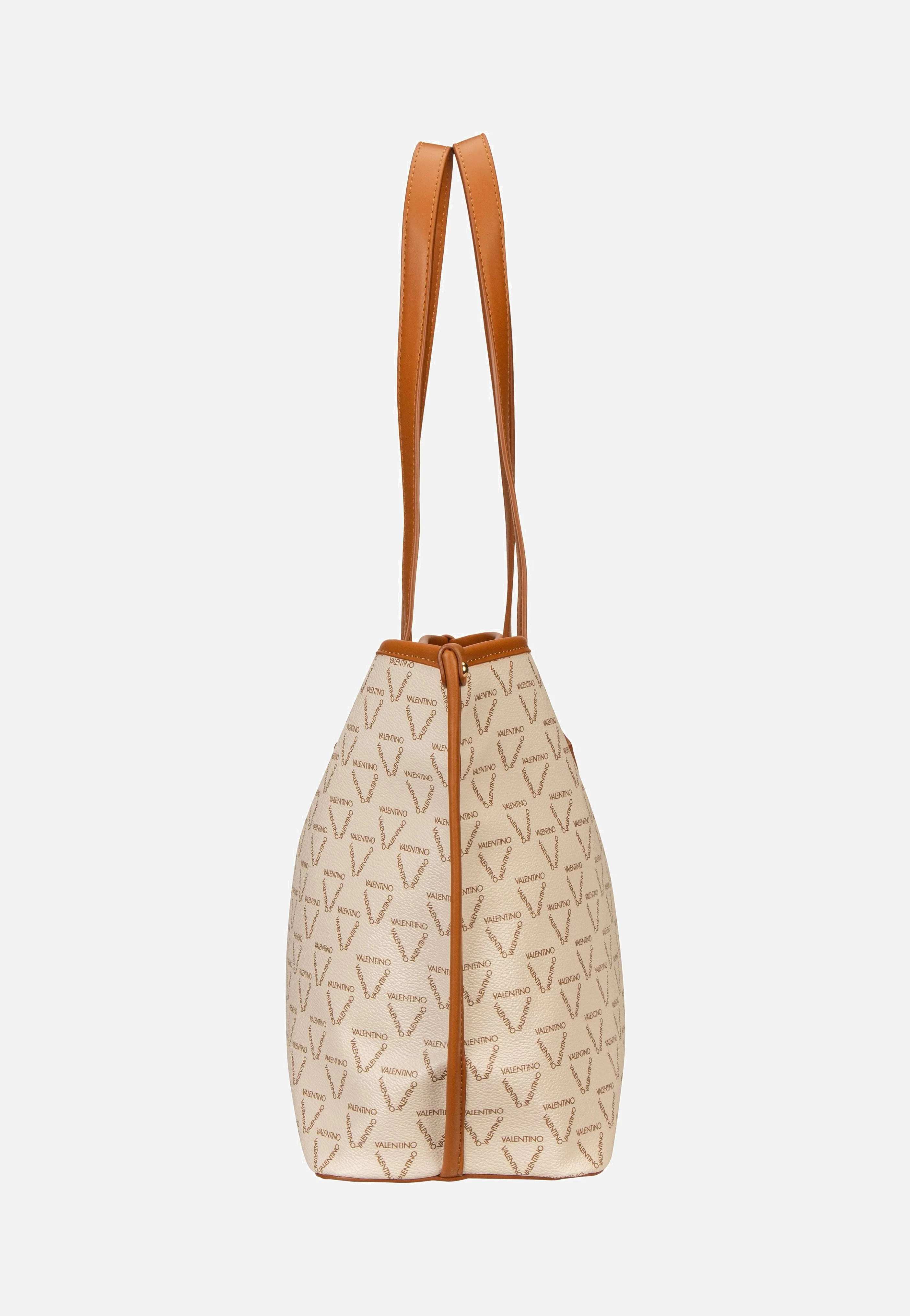 Lady RE T02 Bianco/Cuoio - Shopper - Image 5