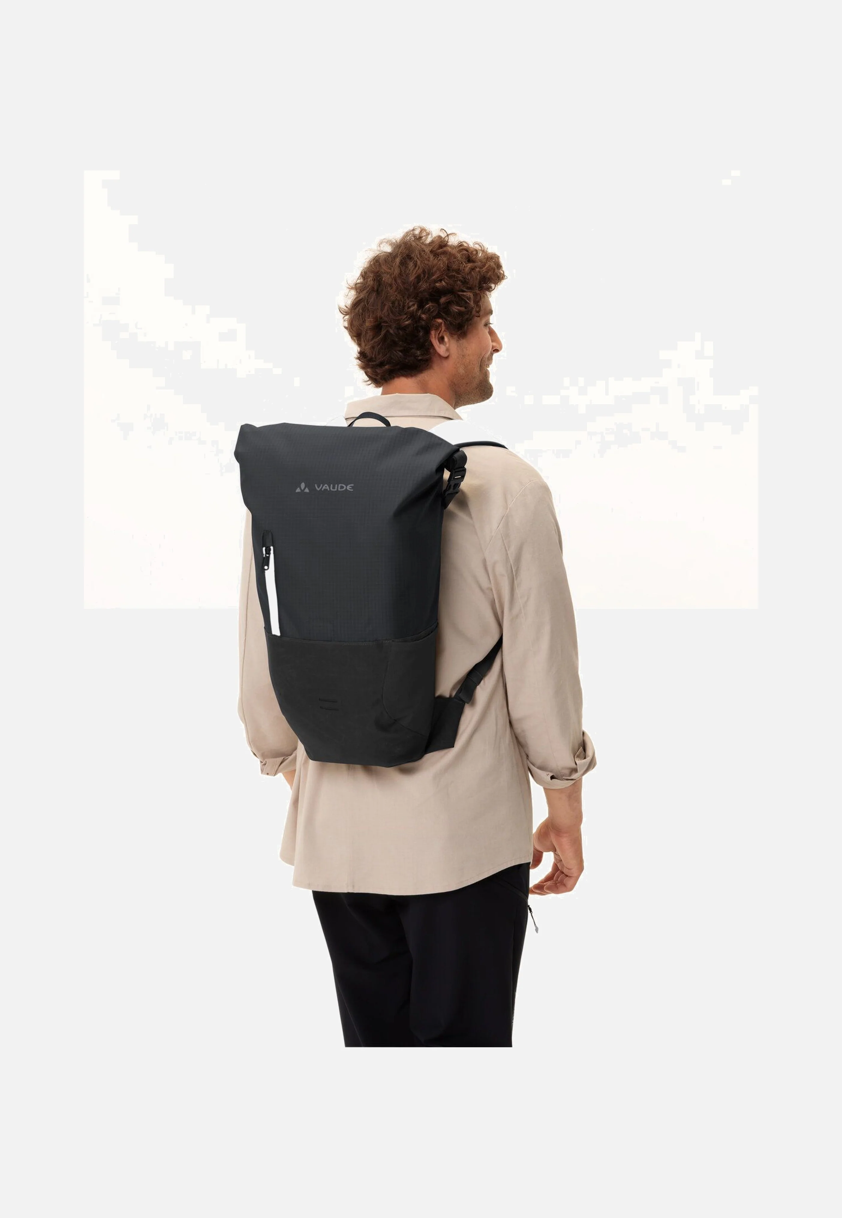 CityGo 18 Black - Rolltop Rucksack - Image 10