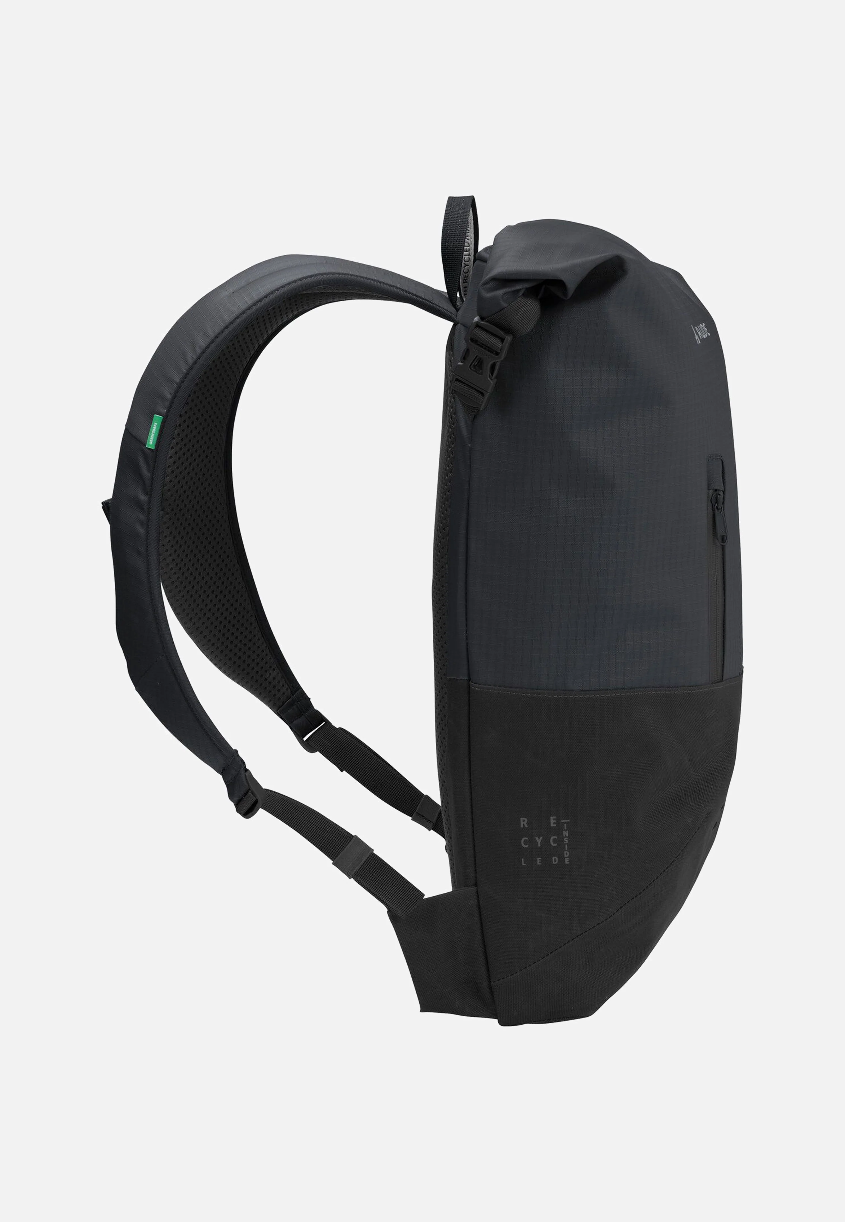 CityGo 18 Black - Rolltop Rucksack - Image 7