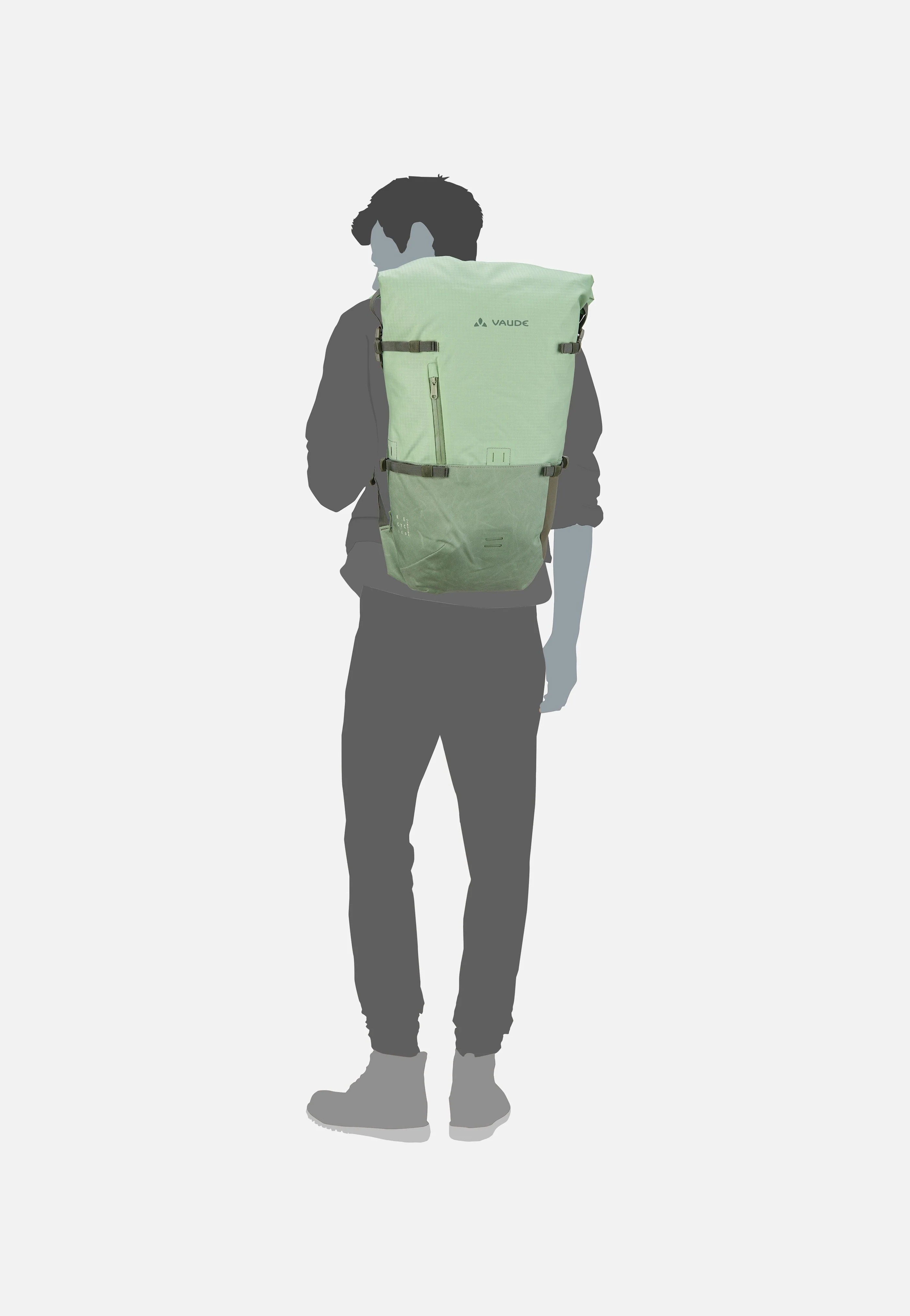 CityGo 23 II Aloe Vera - Rolltop Rucksack - Image 11