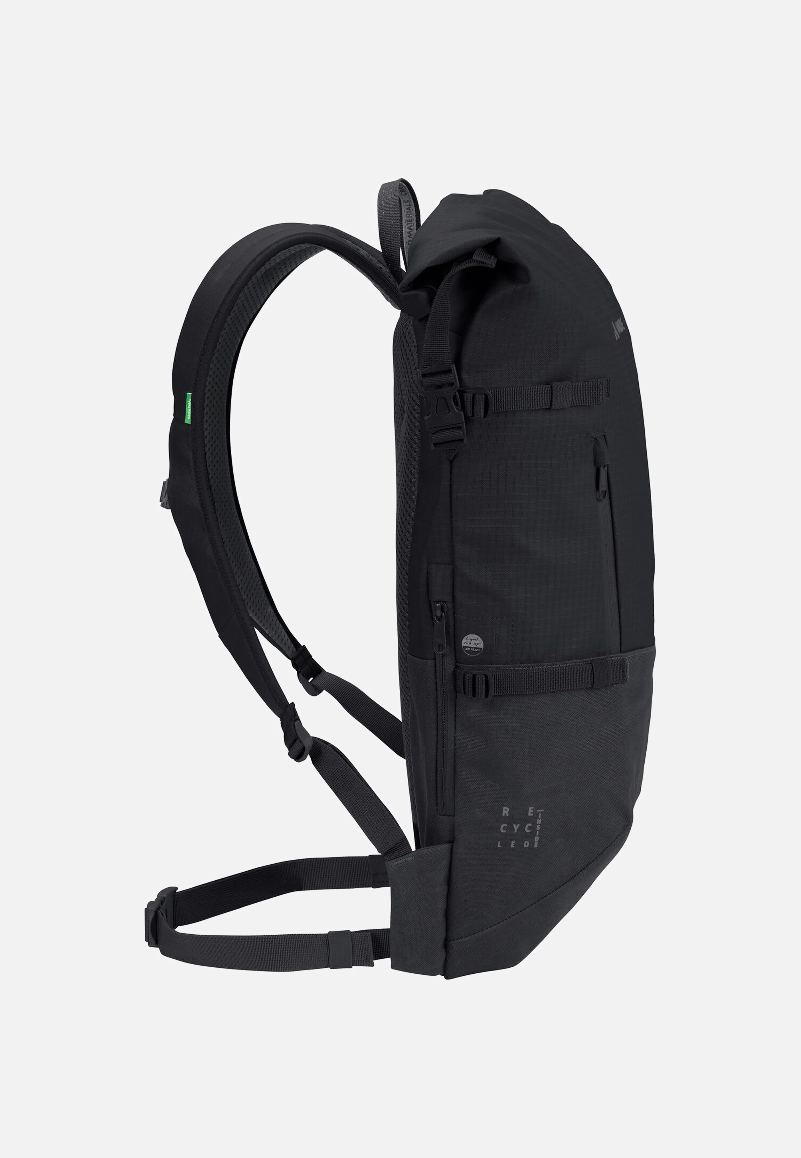 CityGo 23 II Black - Rolltop Rucksack - Image 7
