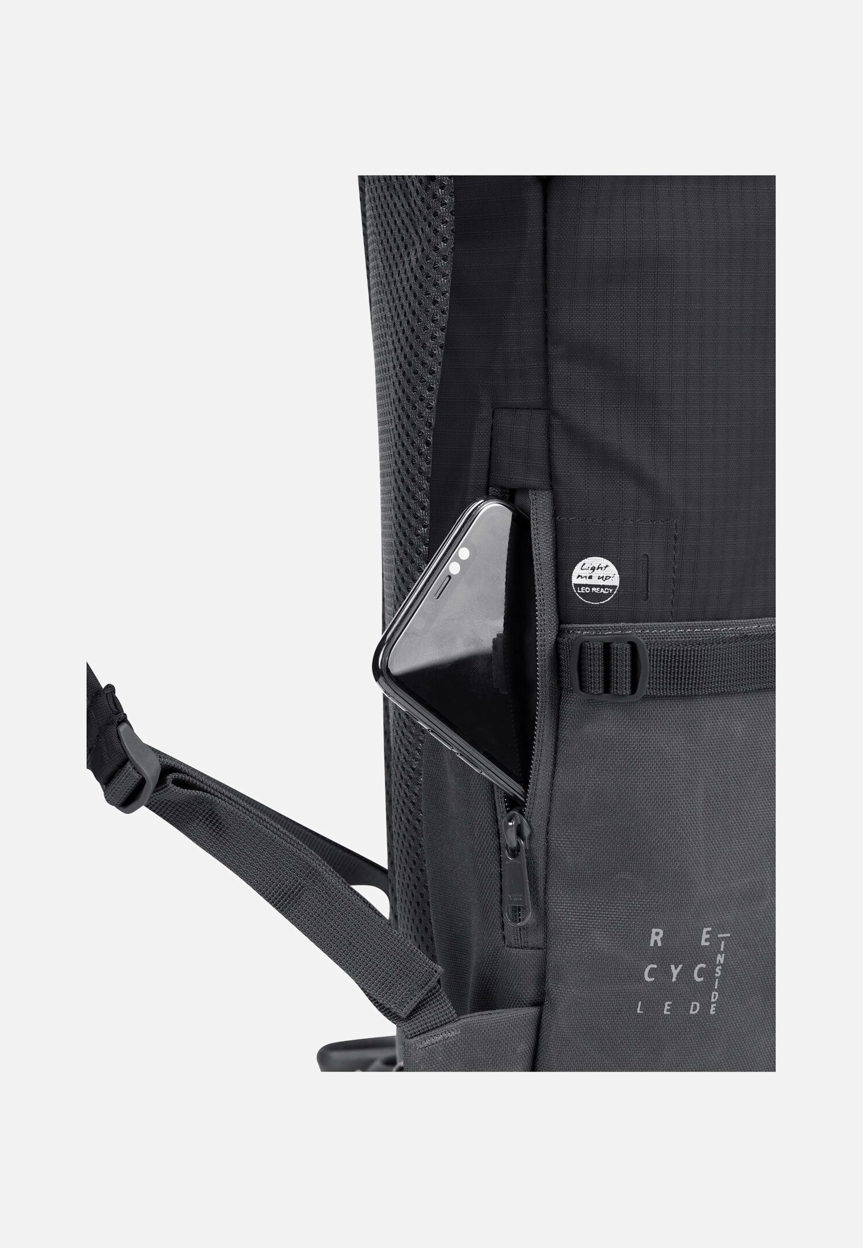 CityGo 23 II Black - Rolltop Rucksack - Image 8