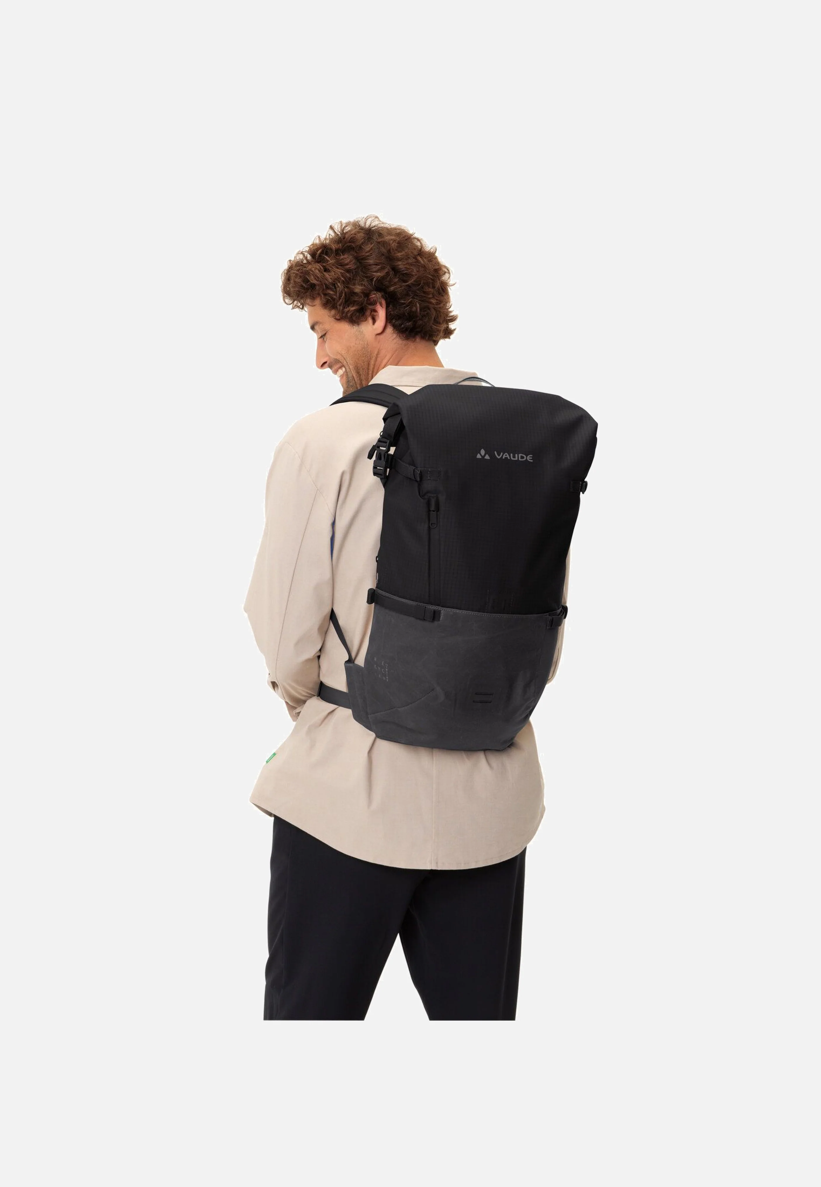 CityGo 23 II Black - Rolltop Rucksack - Image 9