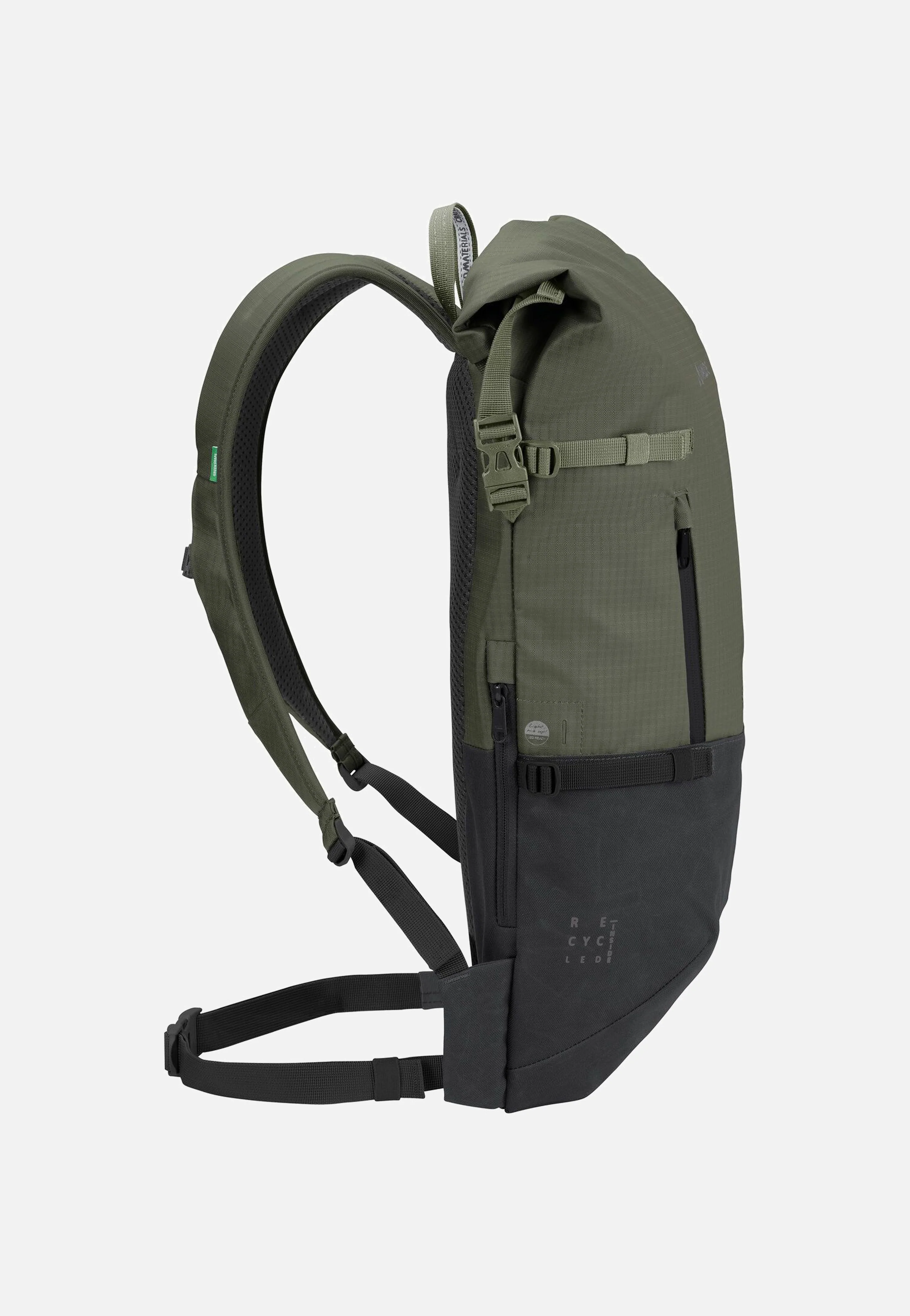 CityGo 23 II Khaki - Rolltop Rucksack - Image 7