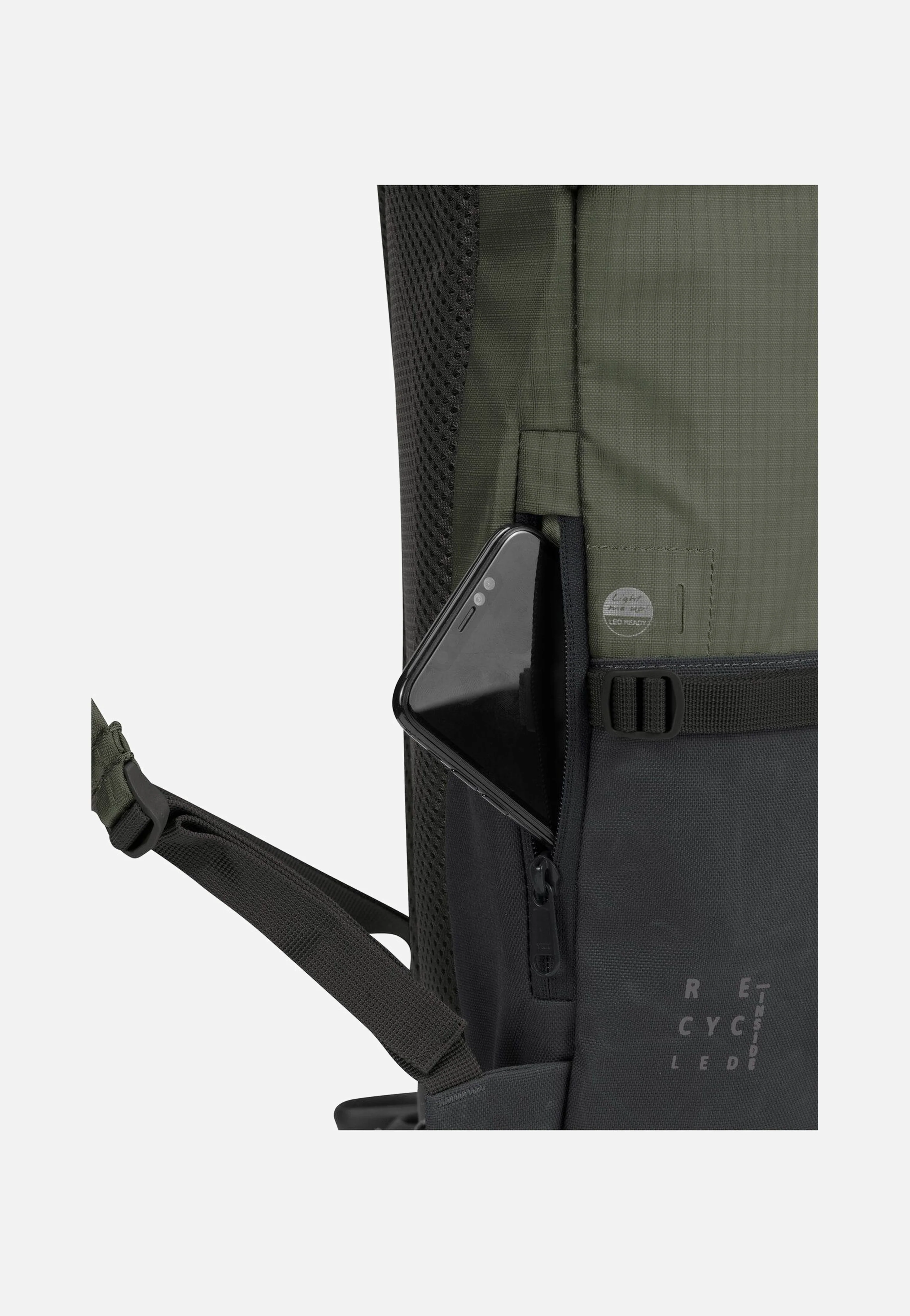 CityGo 23 II Khaki - Rolltop Rucksack - Image 8