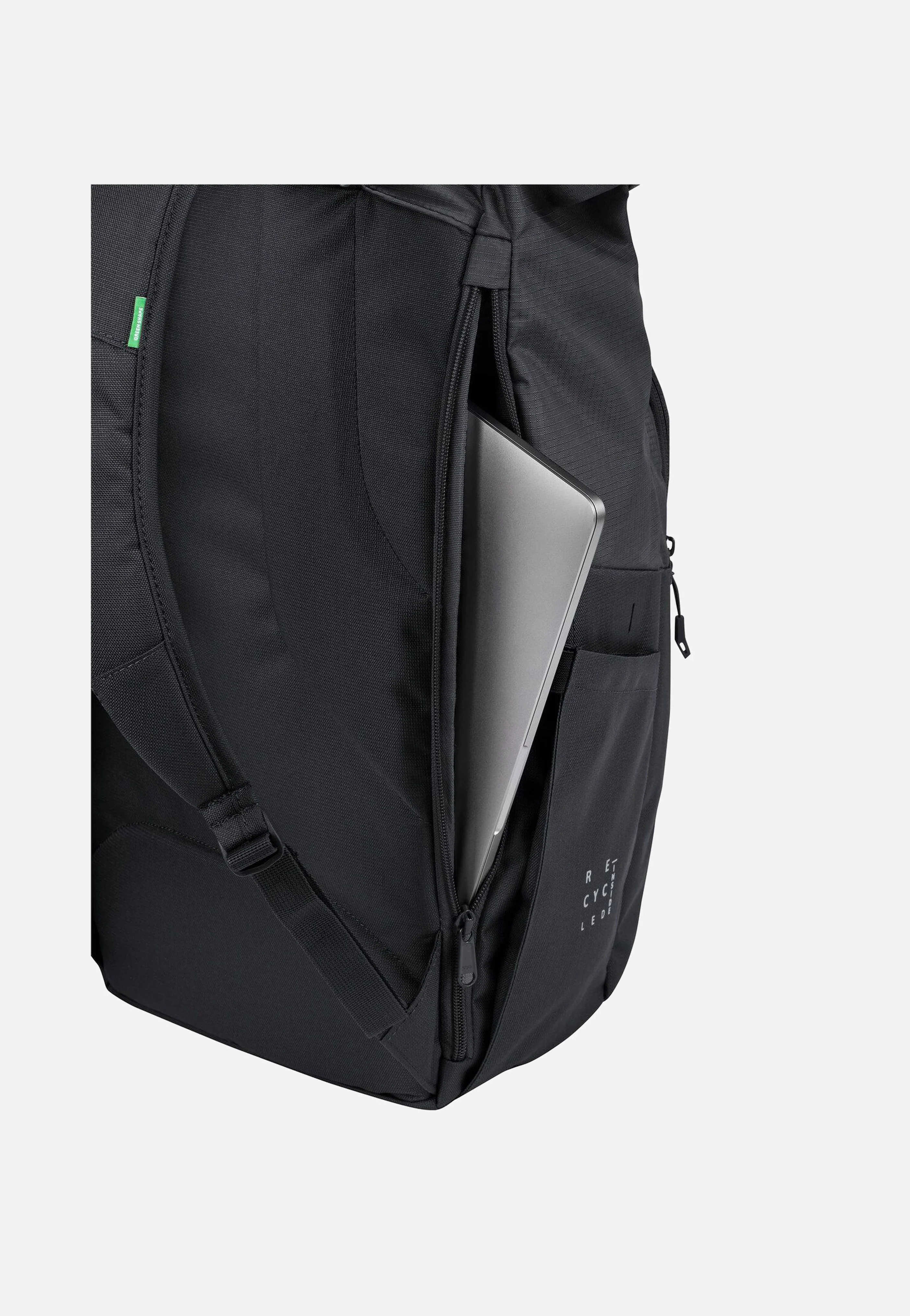 Okab II Black - Rolltop Rucksack - Image 7