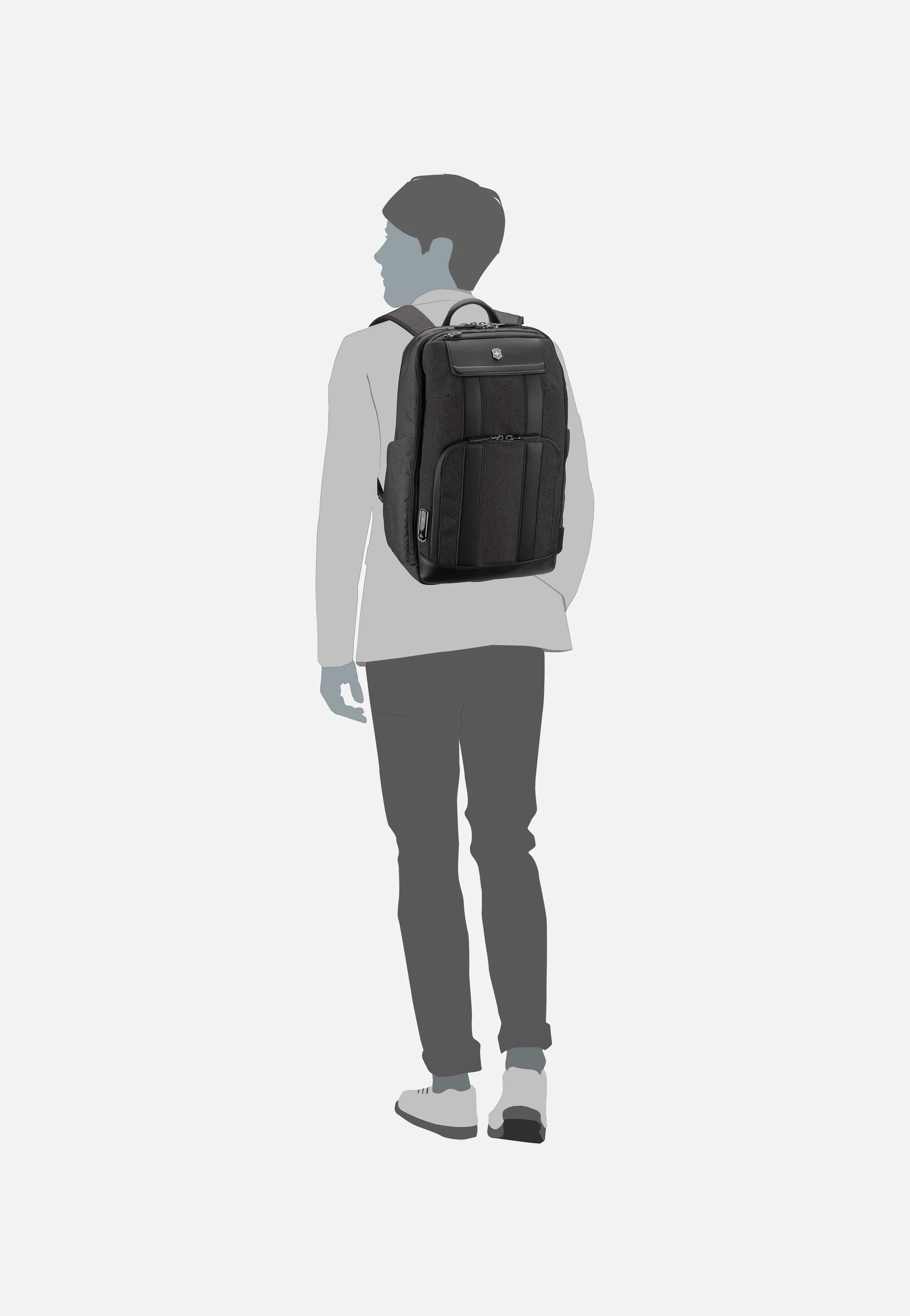 Architecture Urban2 Deluxe Melange Grey/Black - Rucksack - Image 11