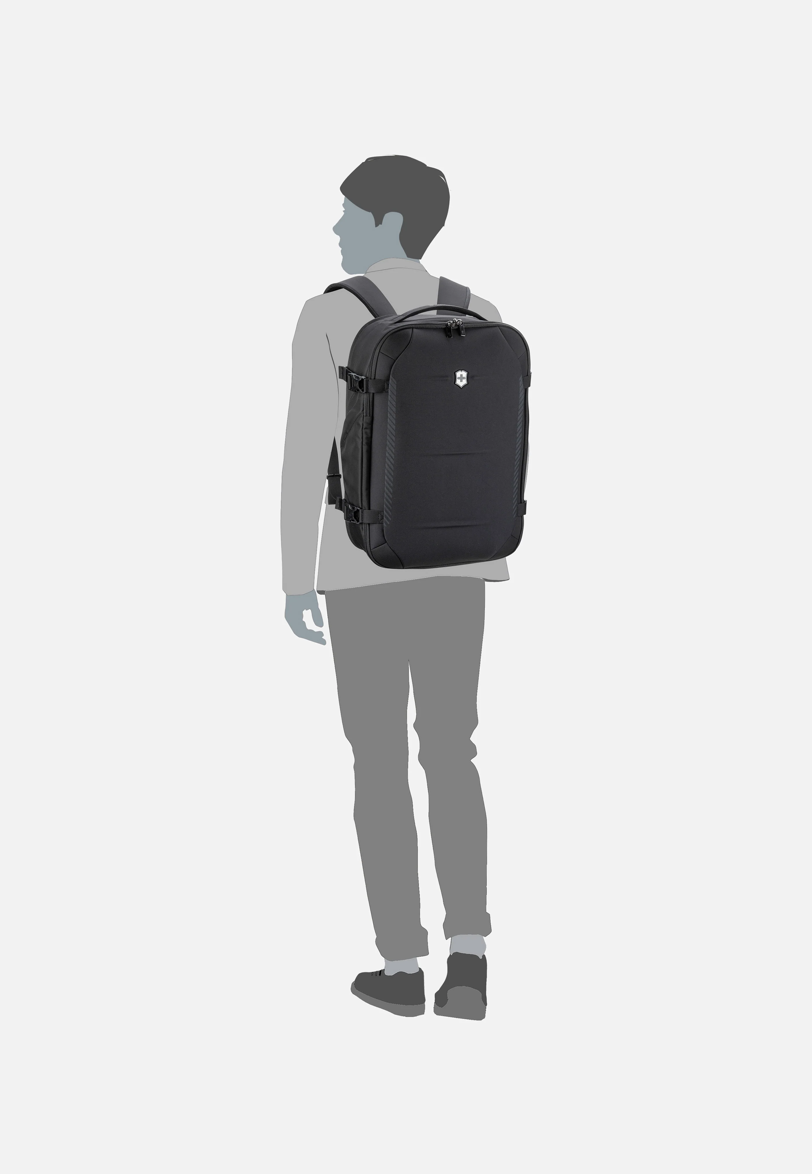 Crosslight Boarding Bag Black - Reiserucksack - Image 6