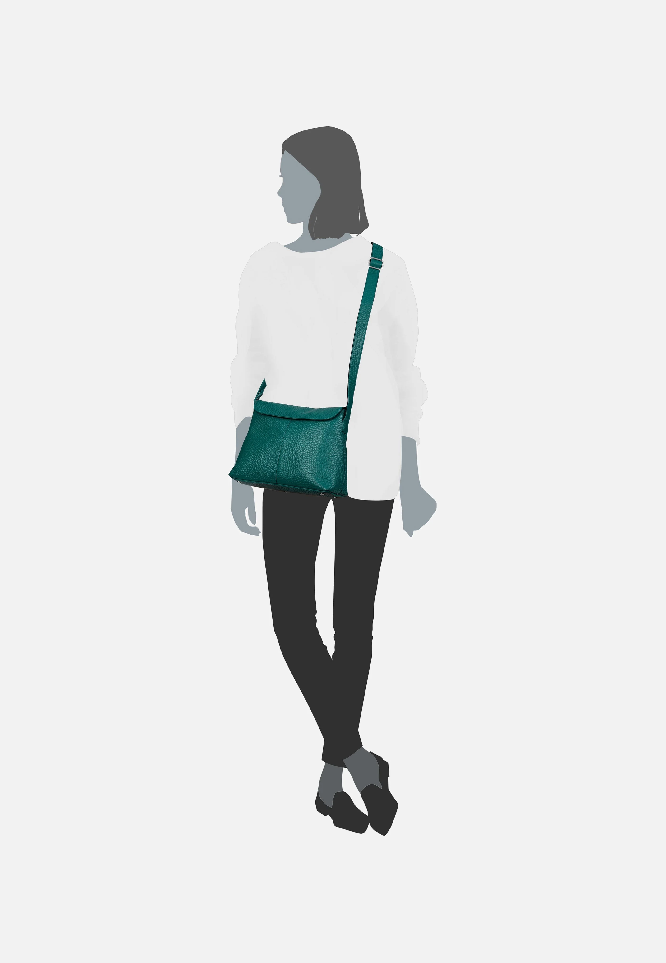 Adela 22144 Smaragd - Beuteltasche - Image 7