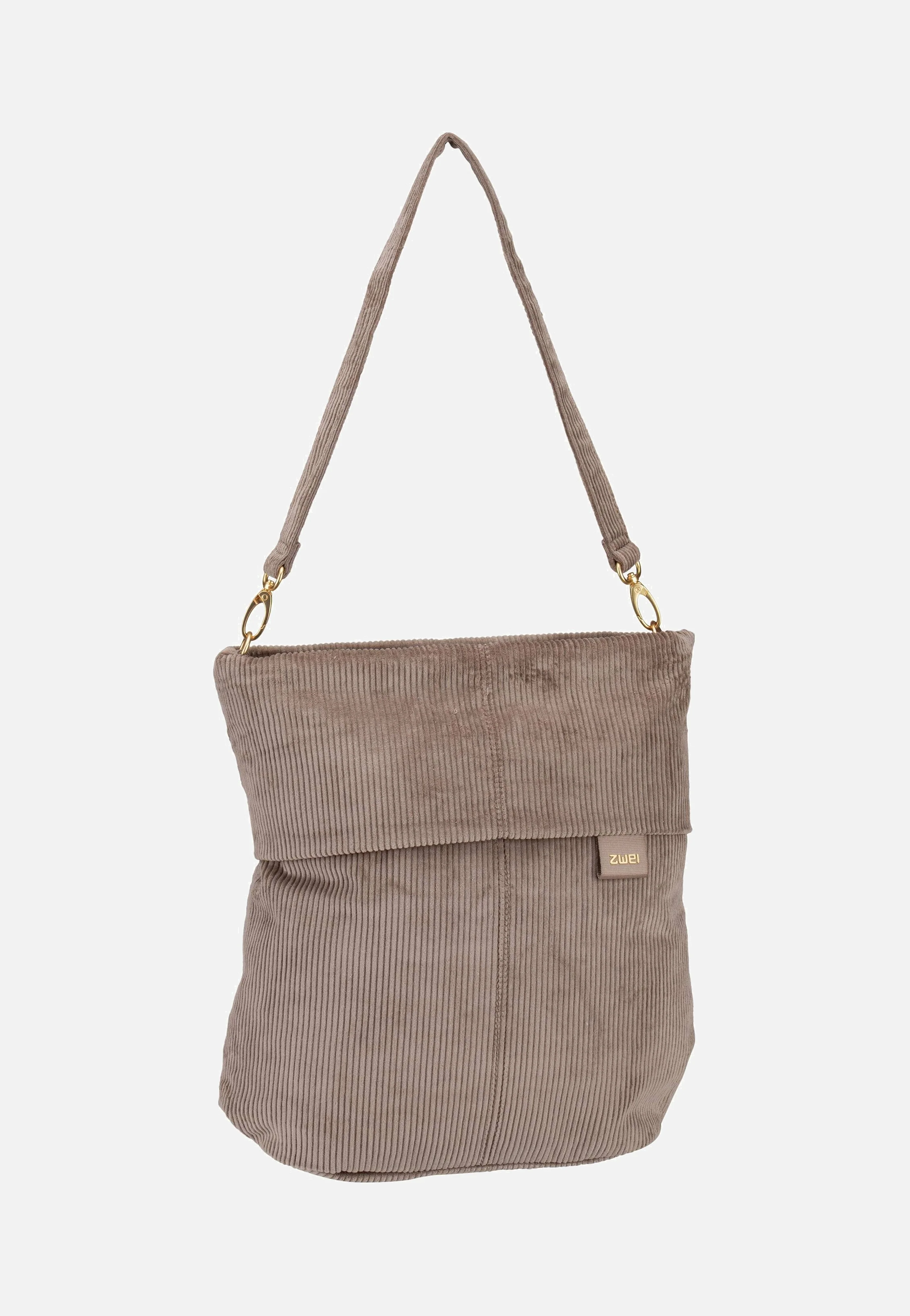 Mademoiselle M12 Cord/Mocca - Hobo Bag