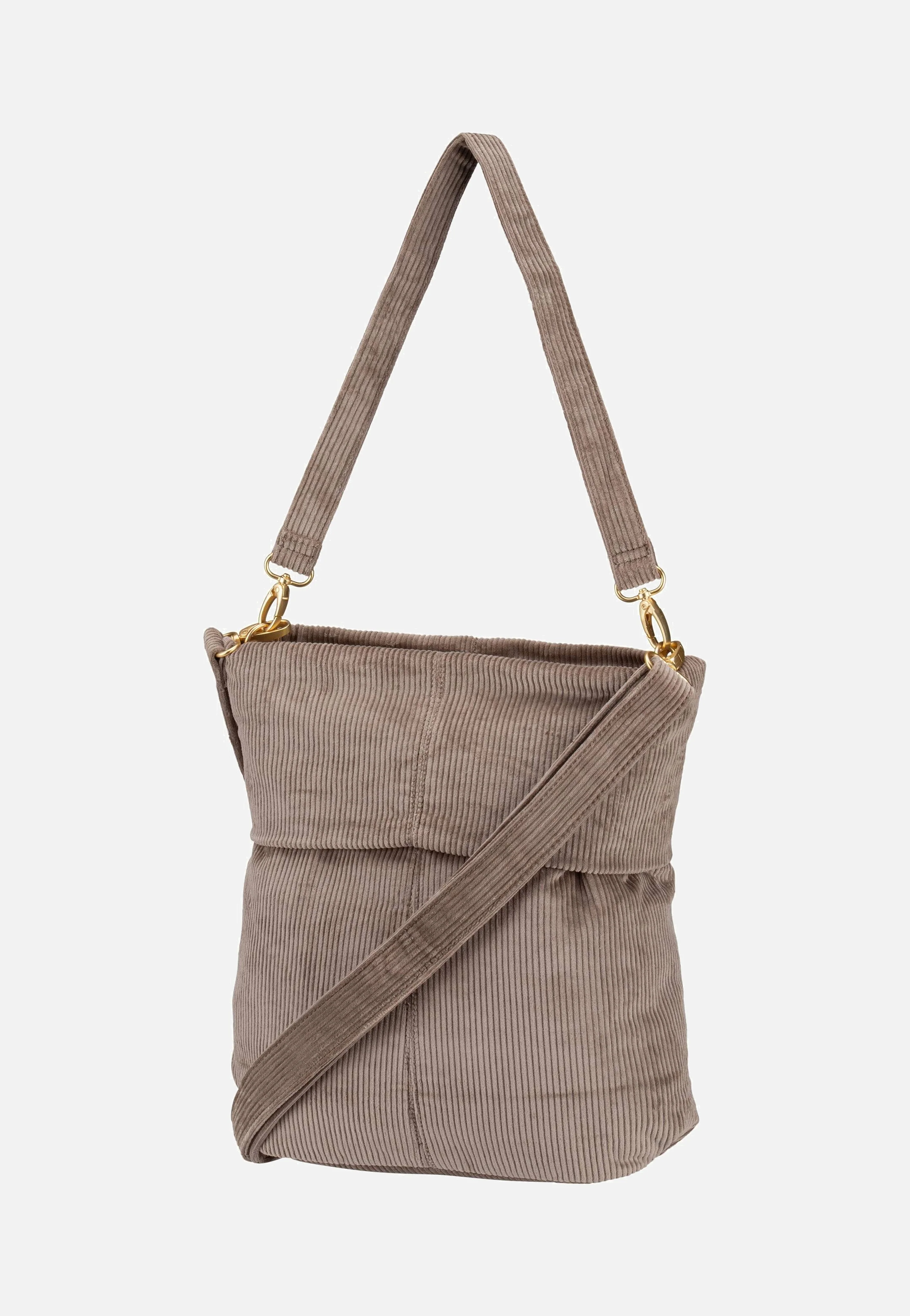 Mademoiselle M12 Cord/Mocca - Hobo Bag - Image 2