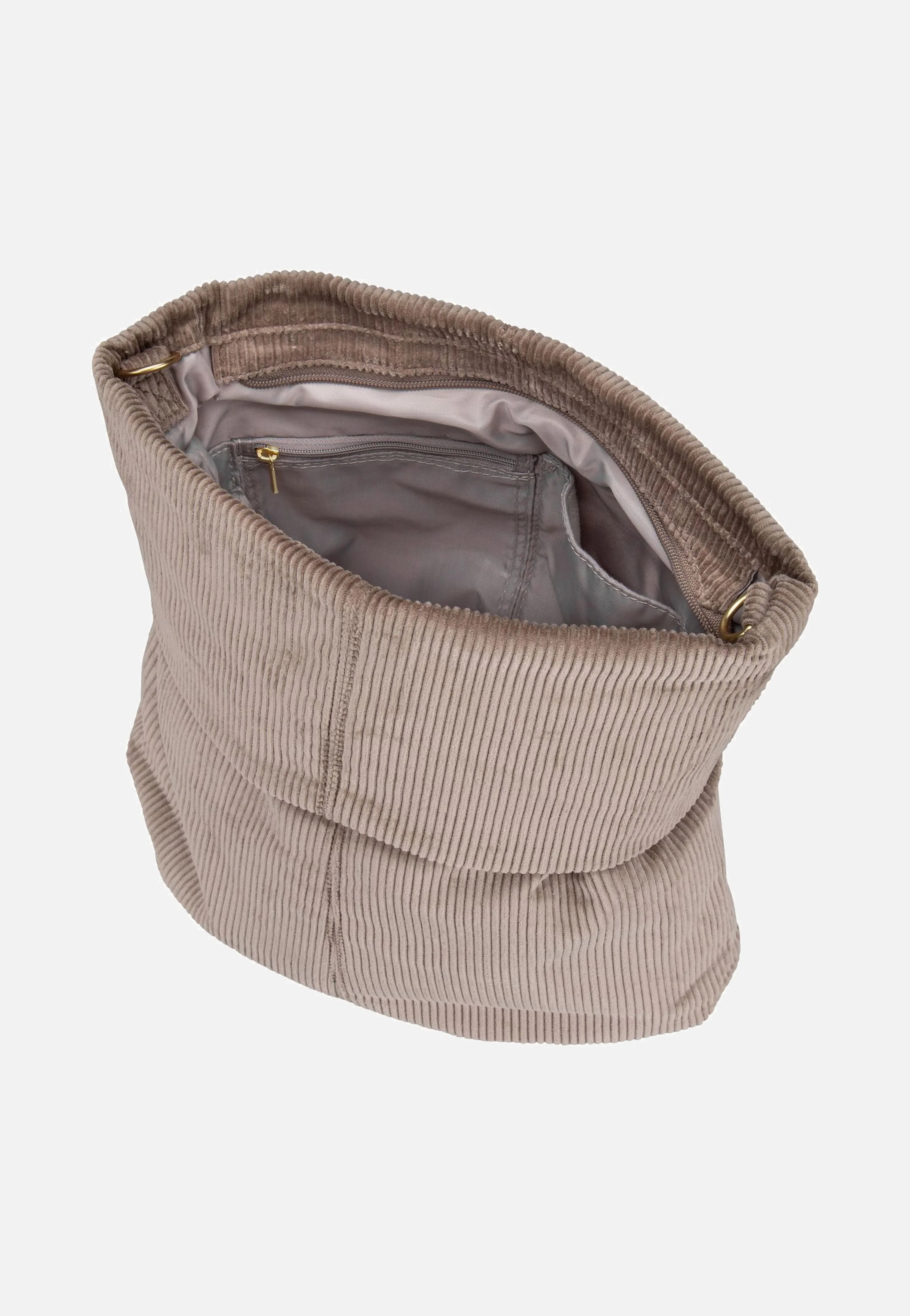 Mademoiselle M12 Cord/Mocca - Hobo Bag - Image 3