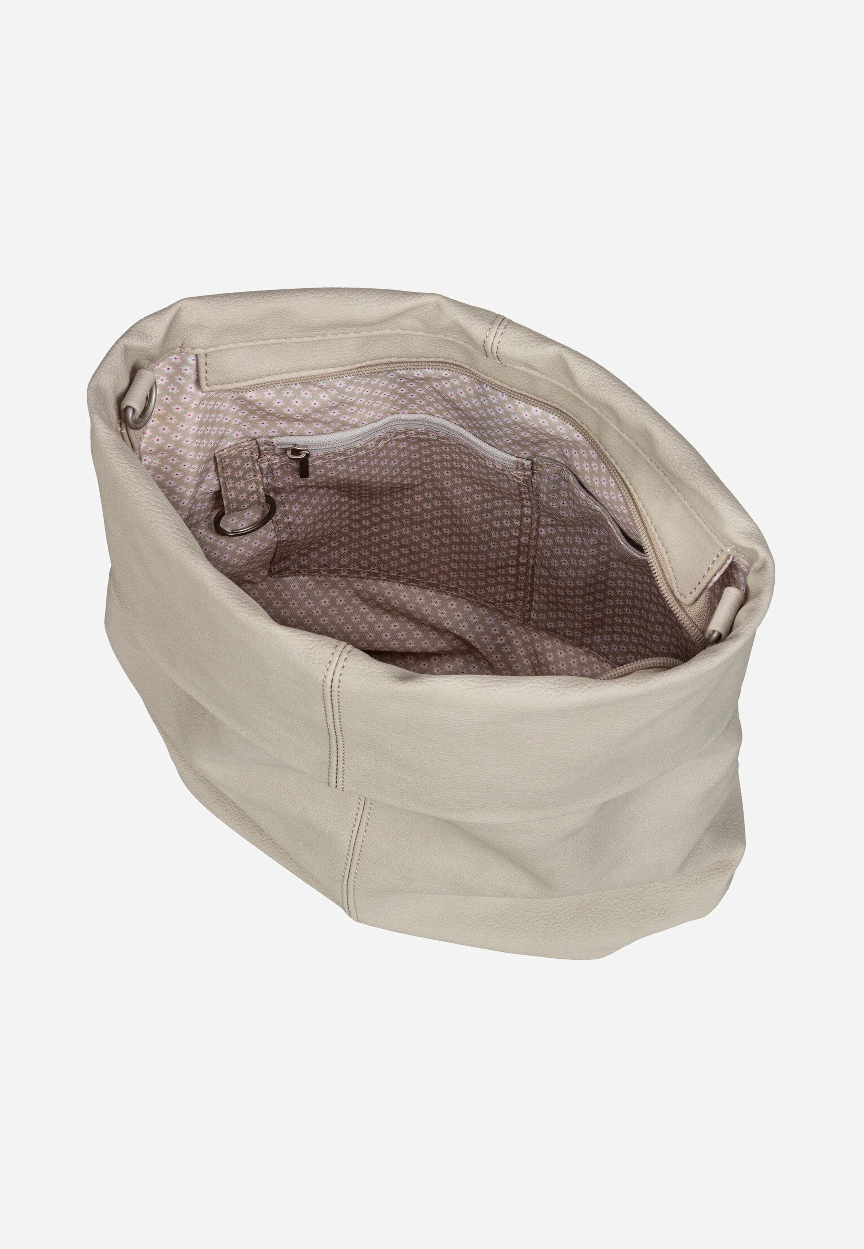 Mademoiselle M12 Nubuk/Linen - Hobo Bag - Image 4