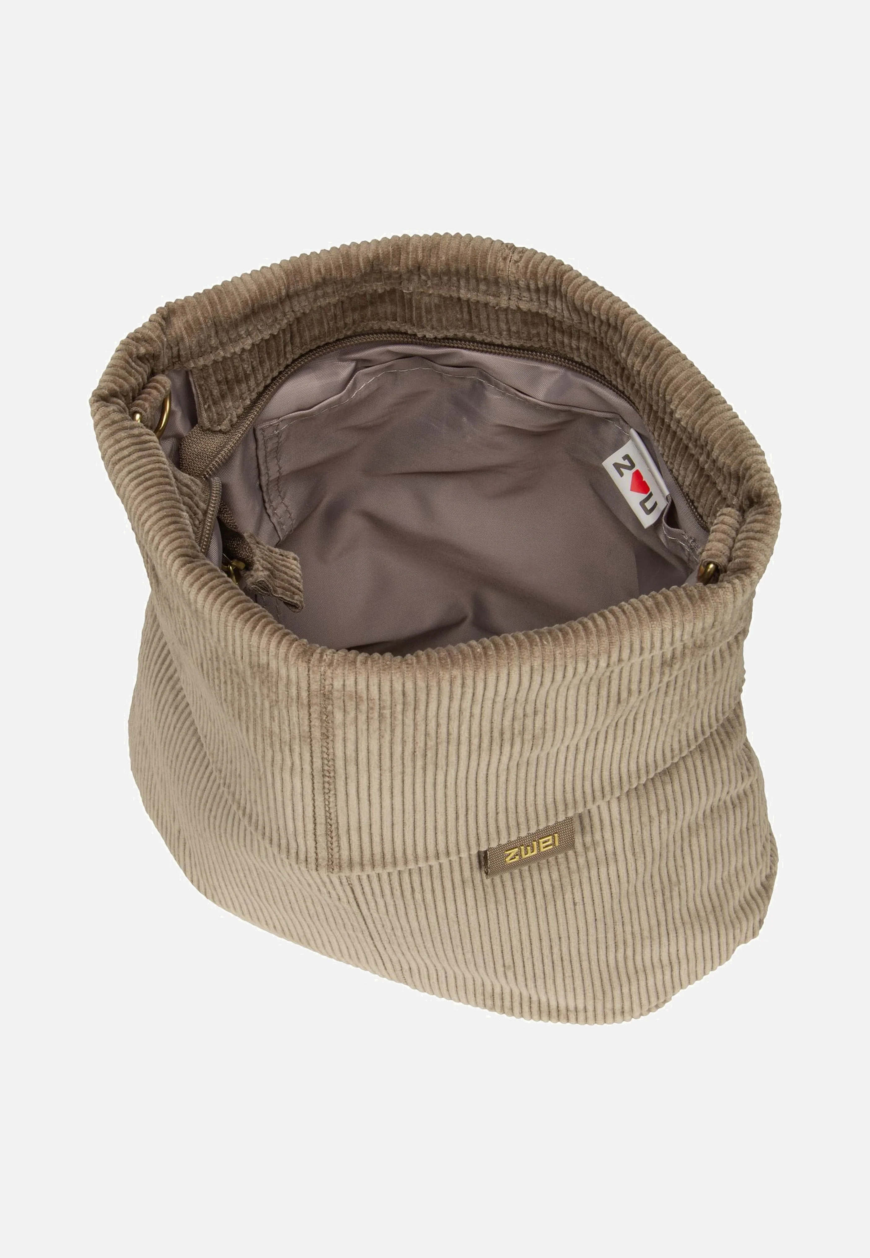 Mademoiselle M90 Cord/Mocca - Hobo Bag - Image 3