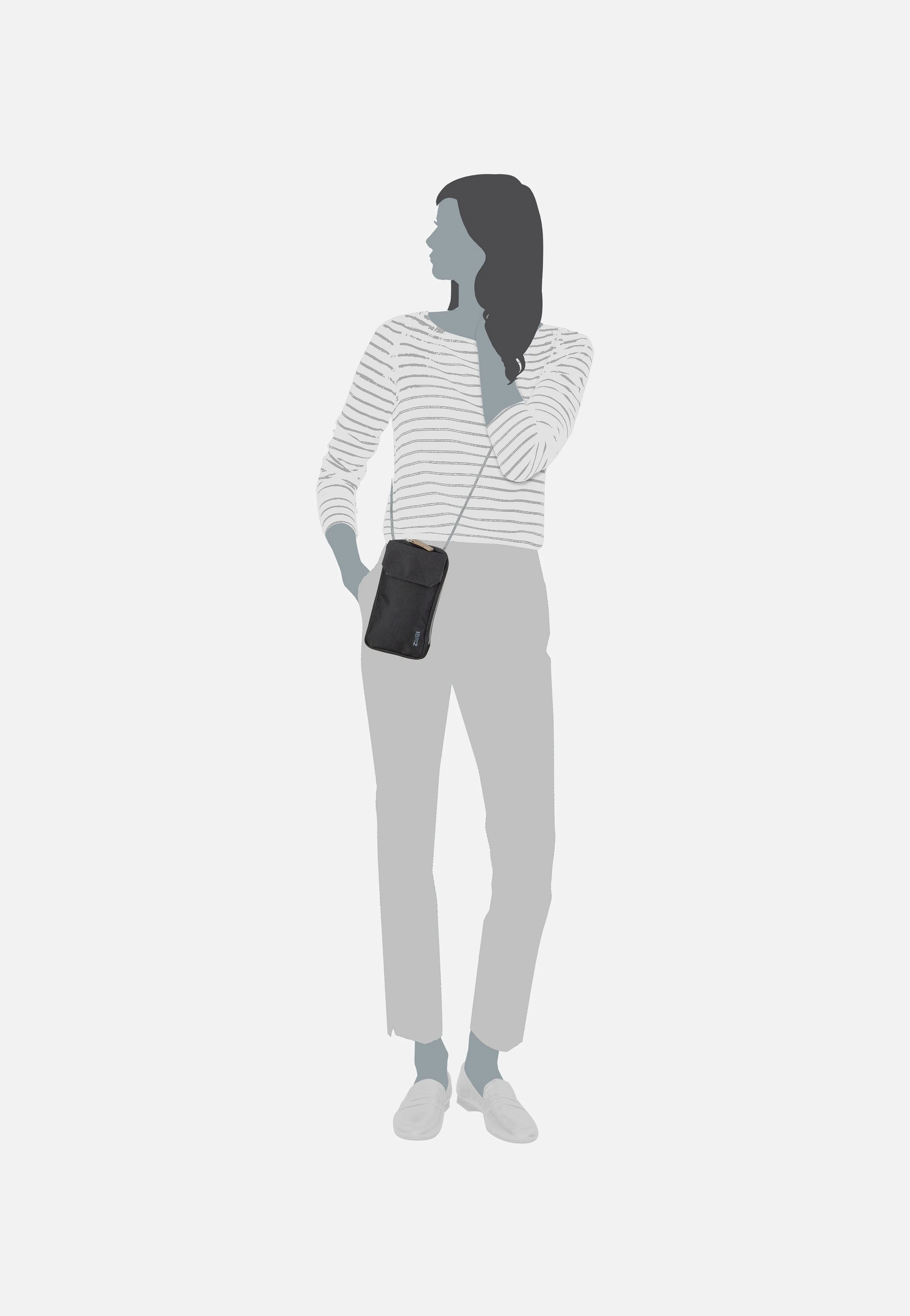 Olli Phone Bag OP30 Schwarz - Handytasche - Image 7